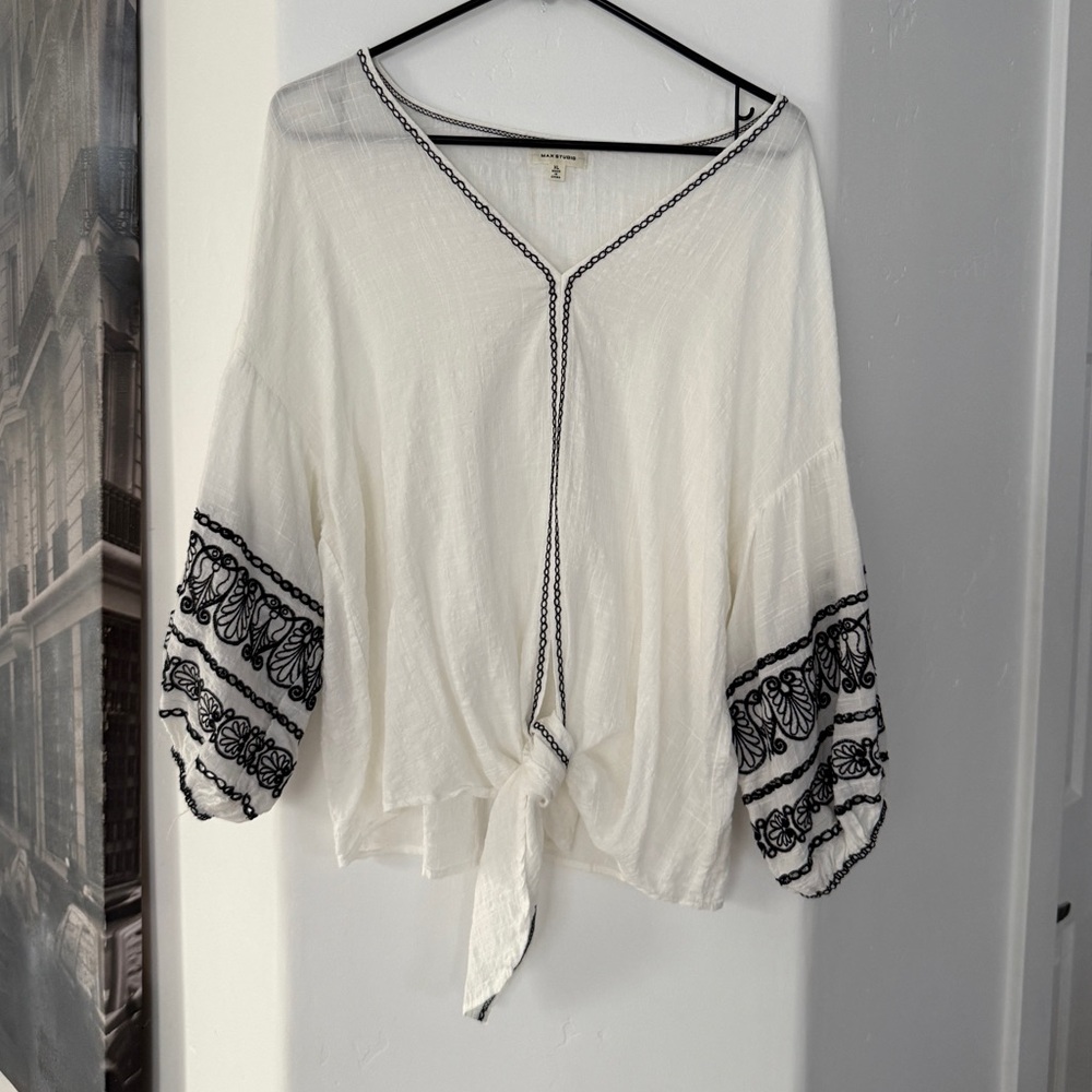 3/15$ Max studio blouse xl